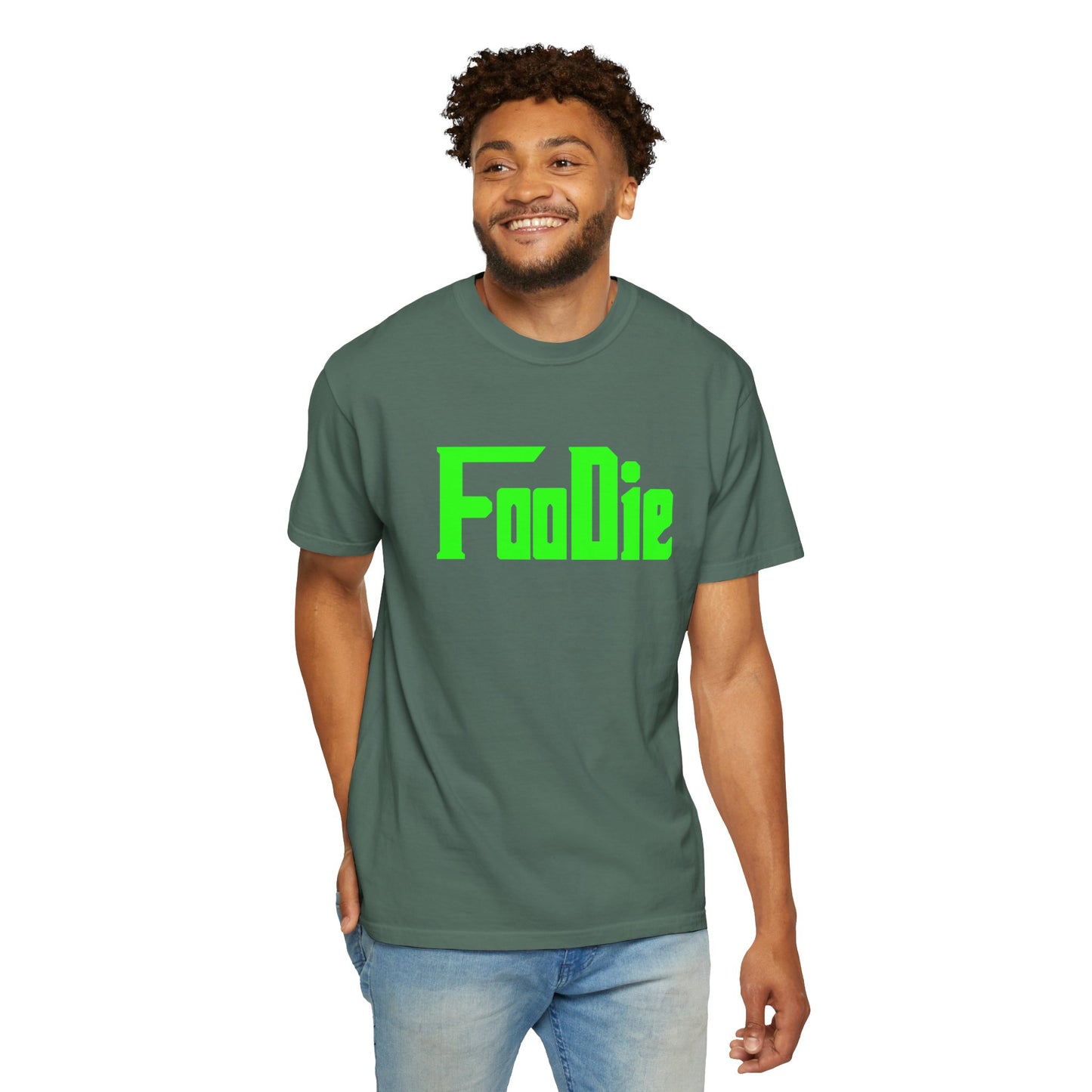 L.O.E.F Foodie Unisex Tee Shirt (Neon Green)