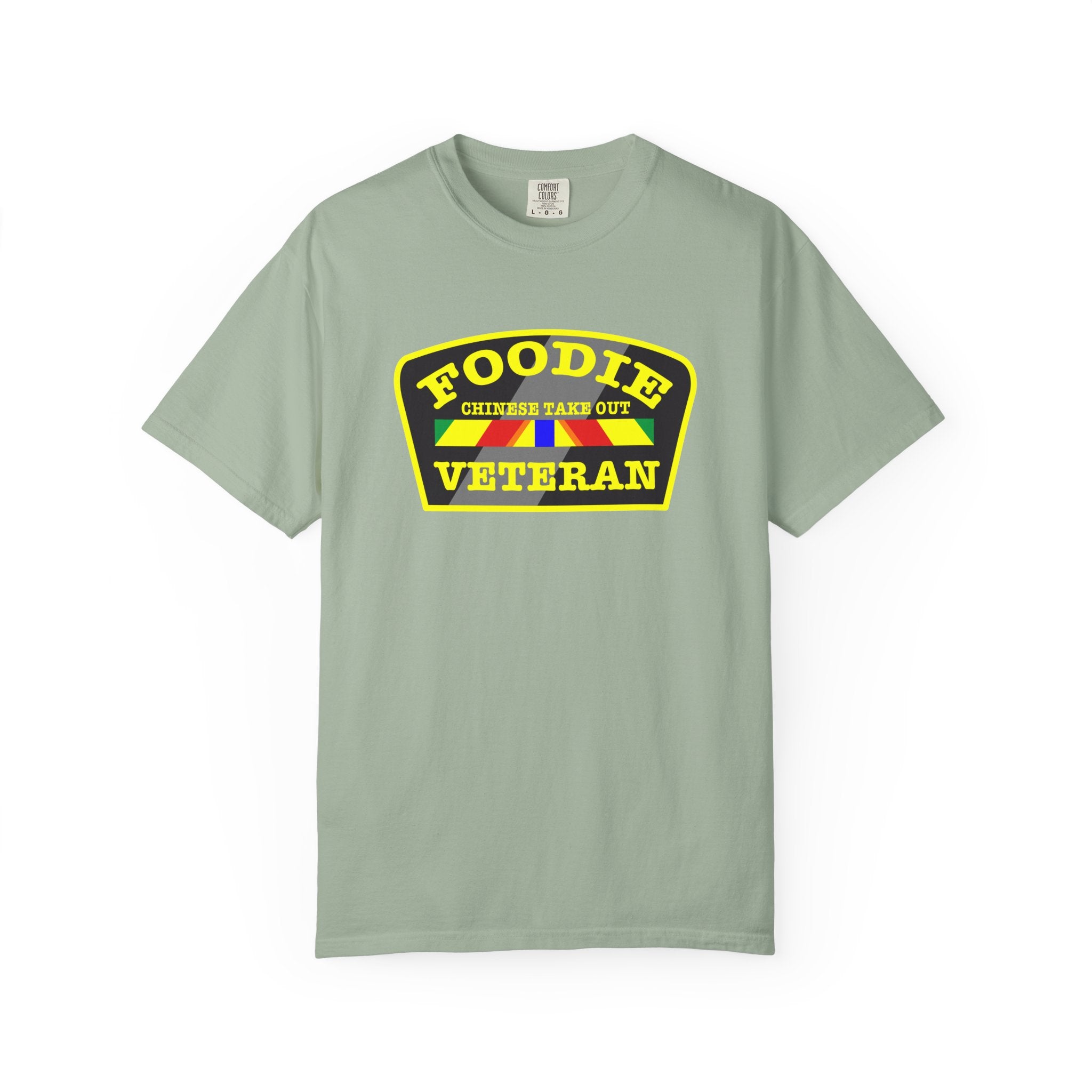 L.O.E.F Foodie Veteran CHINESE TAKE OUT Unisex Tee Shirt (Yellow)