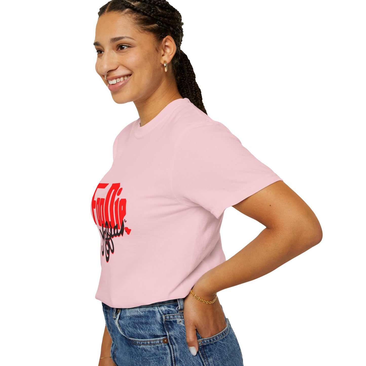 L.O.E.F Red Foodie Mafia Unisex Tee shirt (Black)