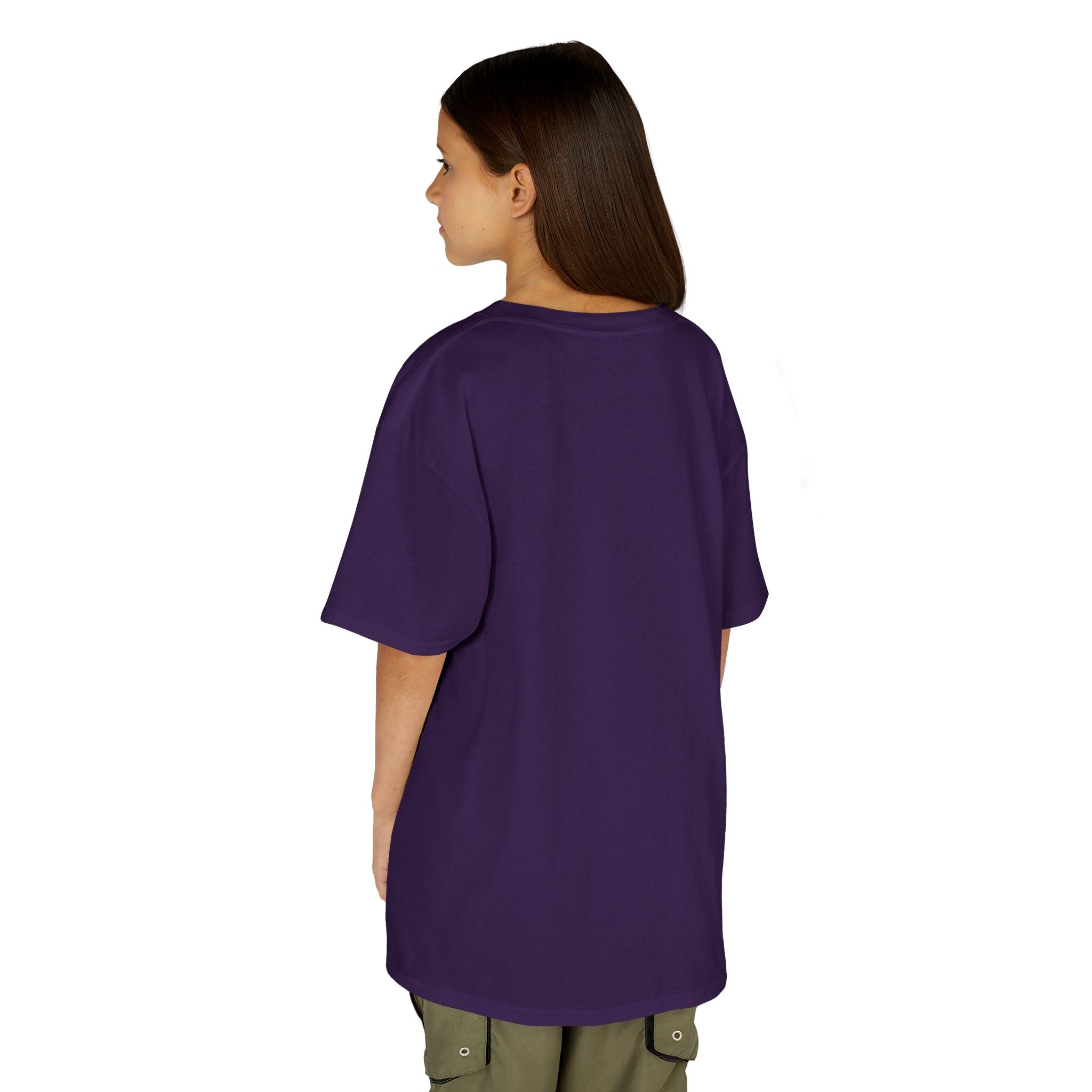L.O.E.F White Young Foodie Kids Tee Shirt (Lavender)