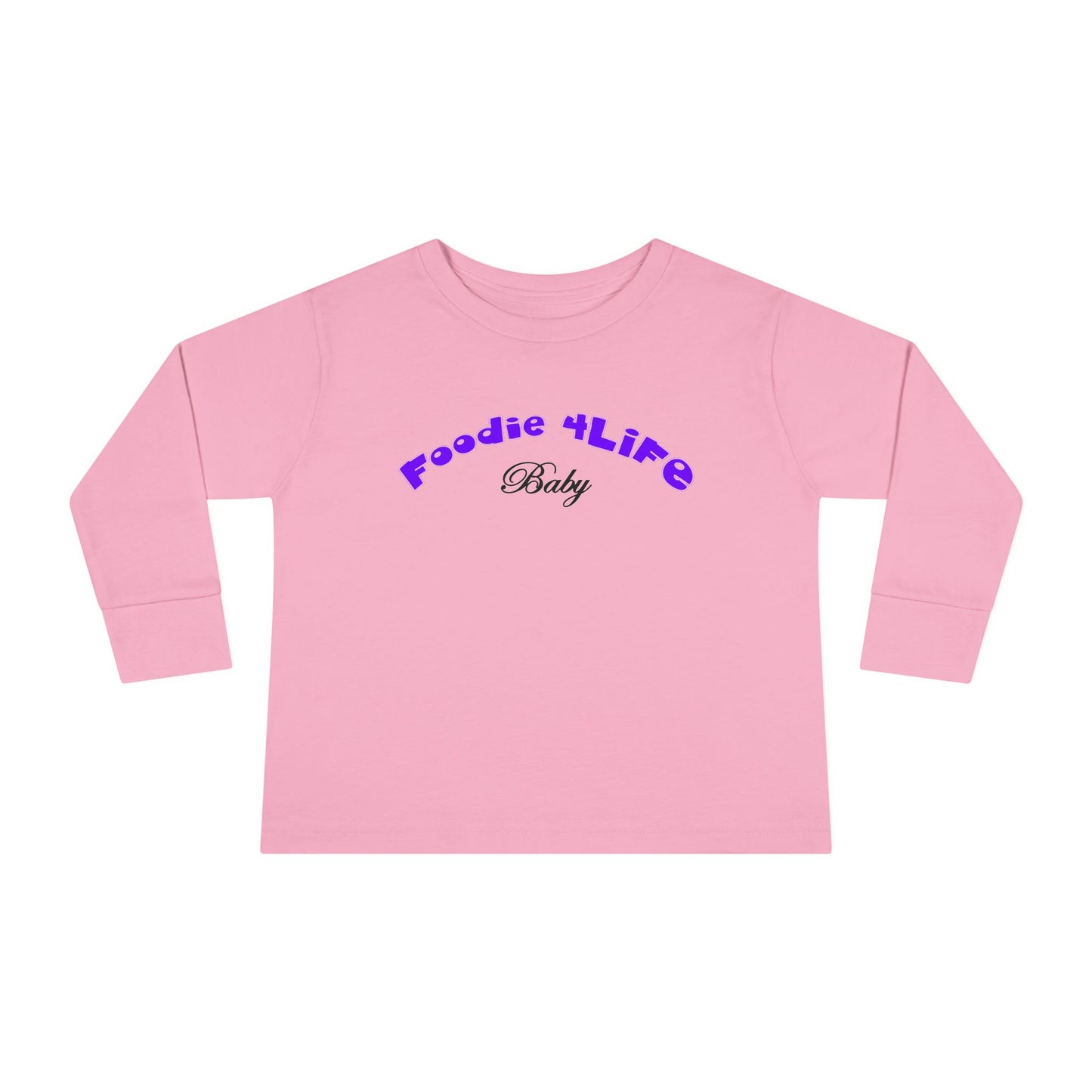 L.O.E.F Foodie 4Life Baby Long Sleeve Tee  (Violet)