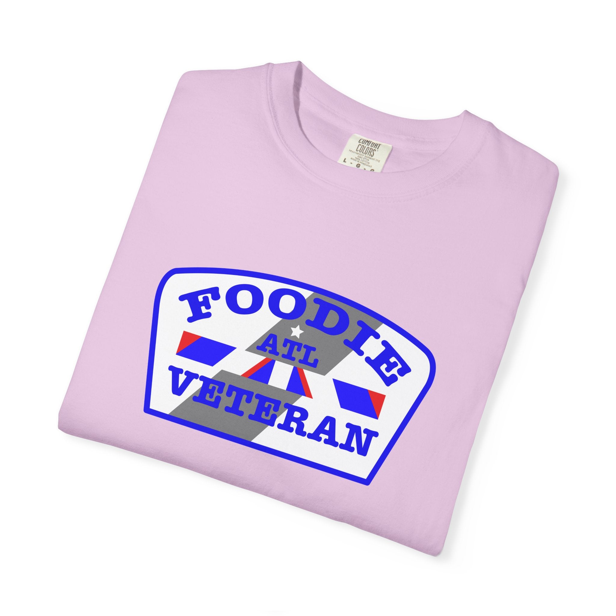 L.O.E.F Foodie Veteran ATL Unisex Tee Shirt (Blue)