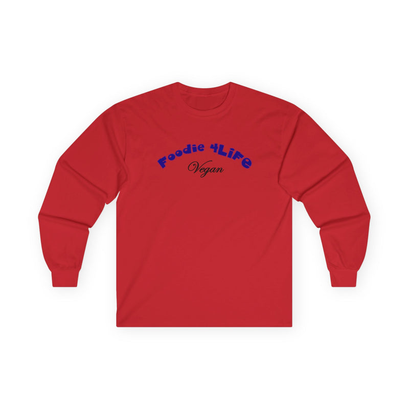 L.O.E.F Foodie 4Life Vegan Long Sleeve Tee (Dark Blue)