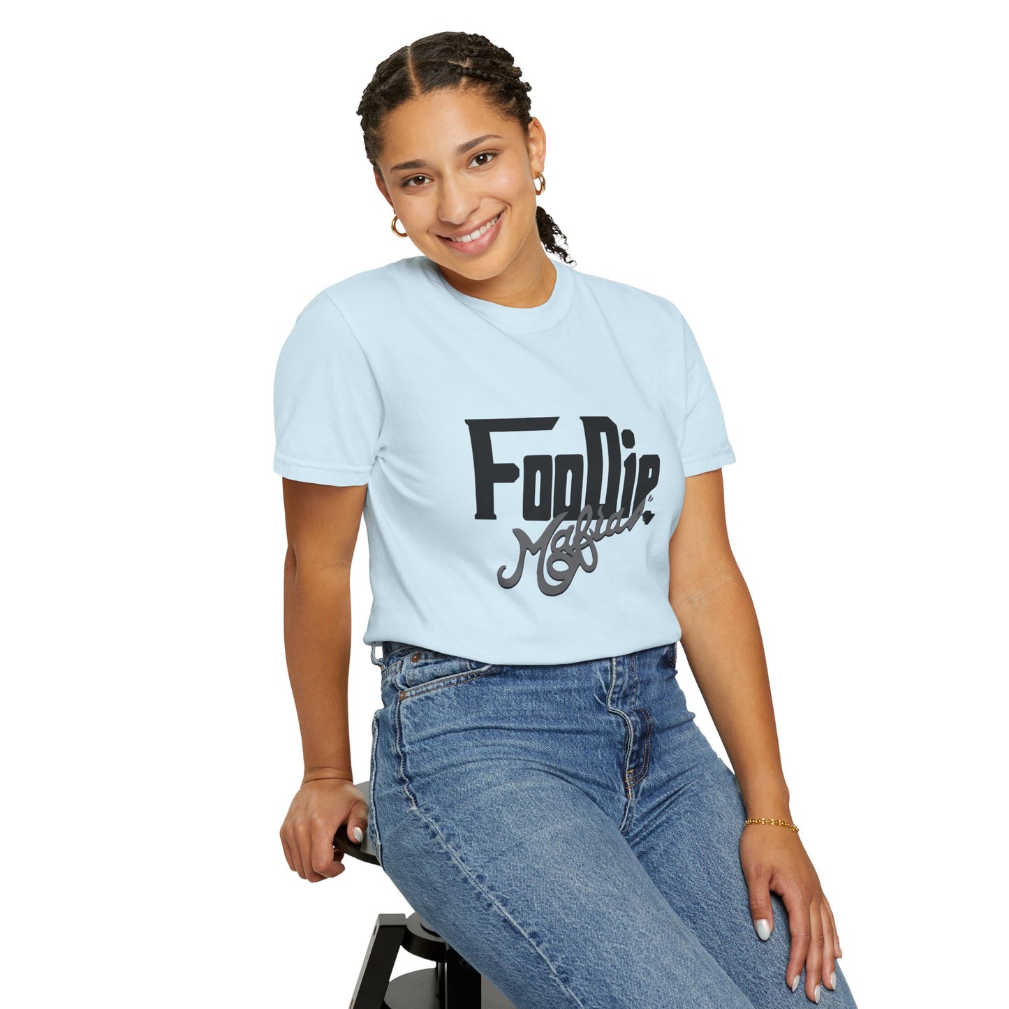 L.O.E.F Foodie Mafia Unisex Tee shirt (Dark Grey)