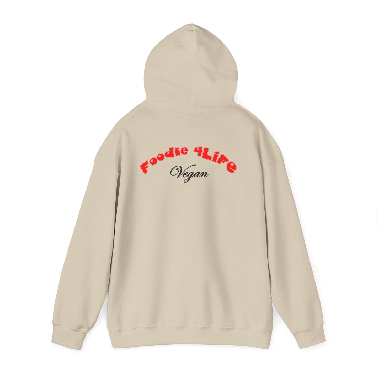 L.O.E.F Foodie 4Life Vegan Hoodie (Fiery Red)