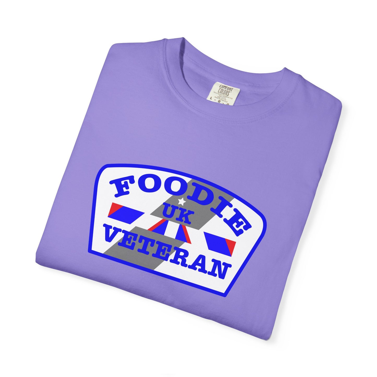 L.O.E.F Foodie Veteran UK Unisex Tee Shirt (Blue)