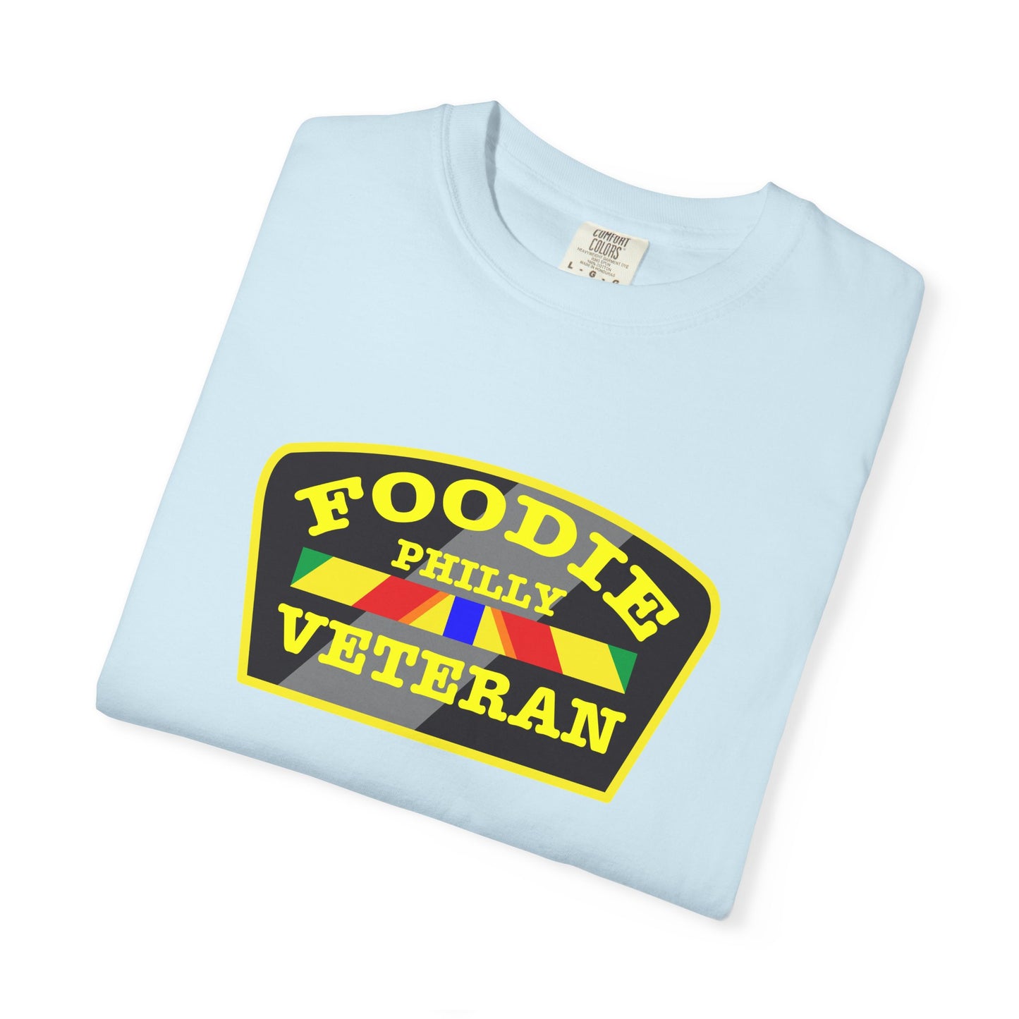 L.O.E.F Foodie Veteran PHILLY Unisex Tee Shirt (Yellow)