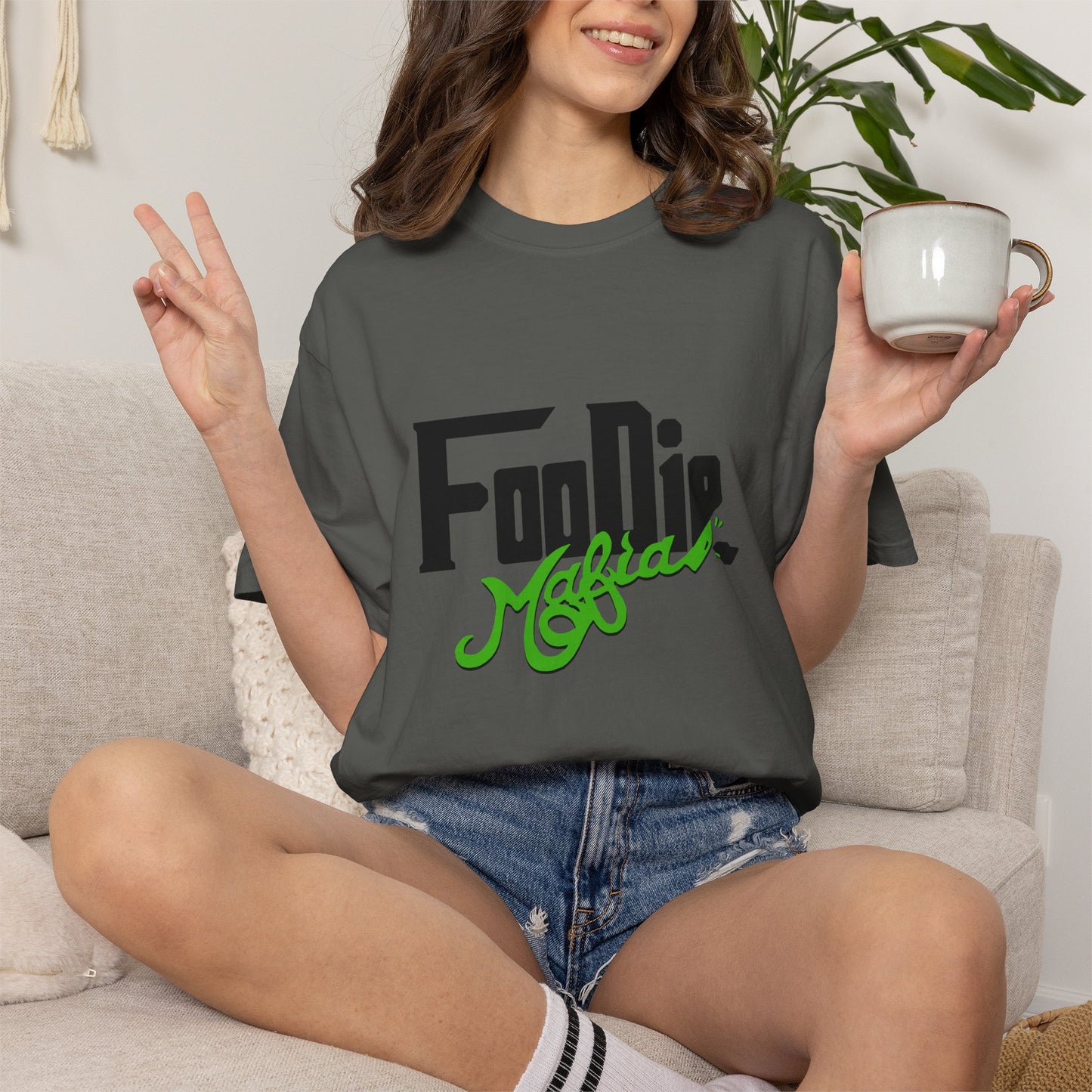 L.O.E.F Foodie Mafia Unisex Tee shirt (Kelly Green)