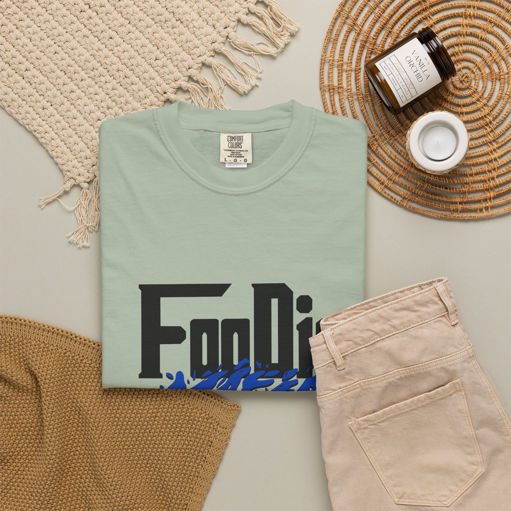 L.O.E.F Foodie Mafia Tee Shirt (Cobalt Blue)