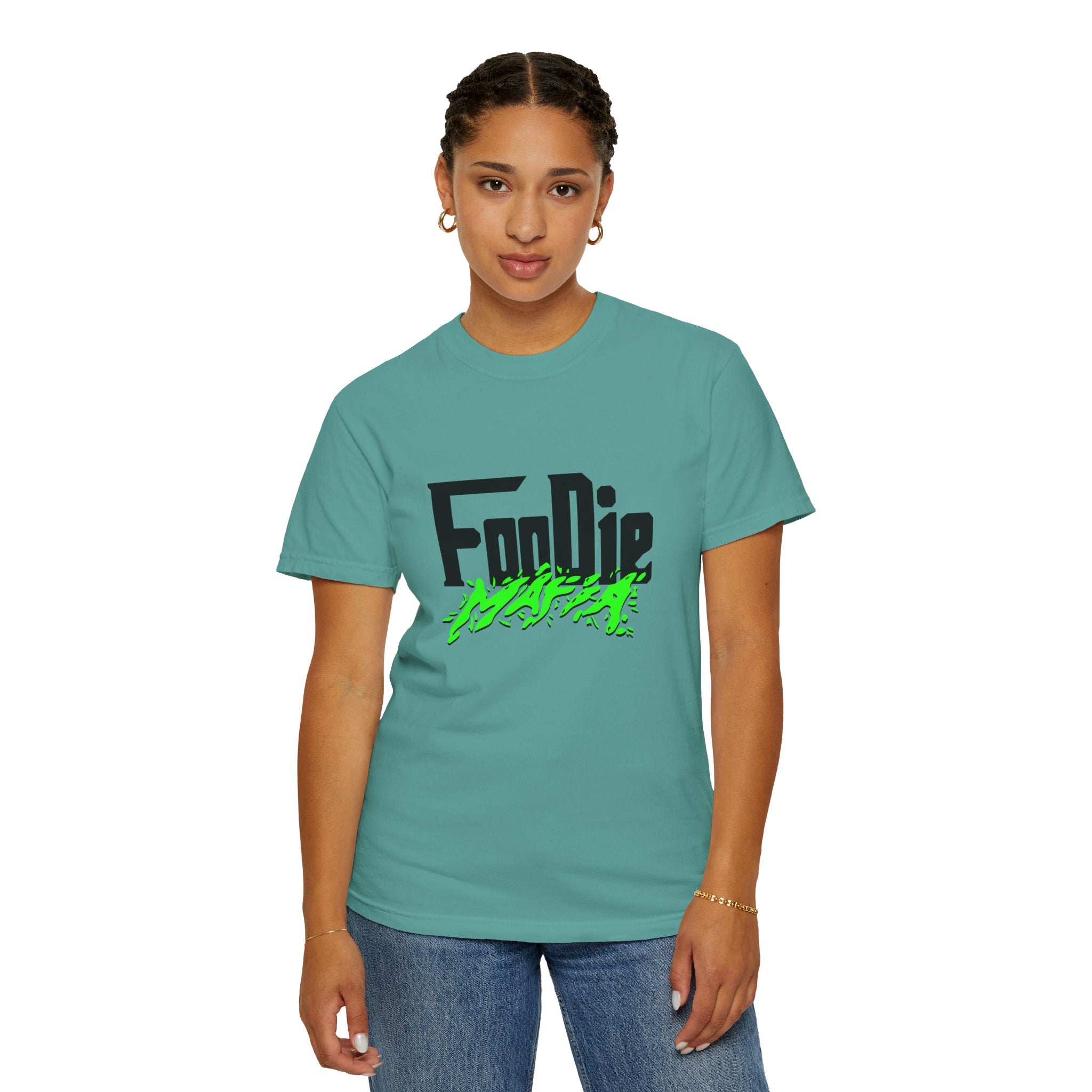 L.O.E.F Foodie Mafia Tee Shirt (Neon Green)
