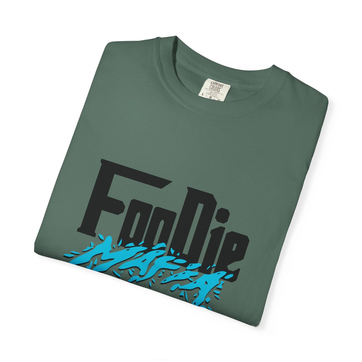 L.O.E.F Foodie Mafia Unisex Tee Shirt (Aqua Blue)