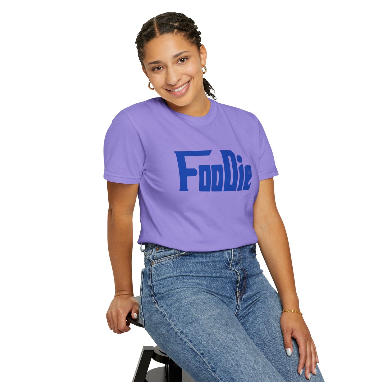 LO.E.F Foodie Unisex Tee Shirt (Cobalt Blue)