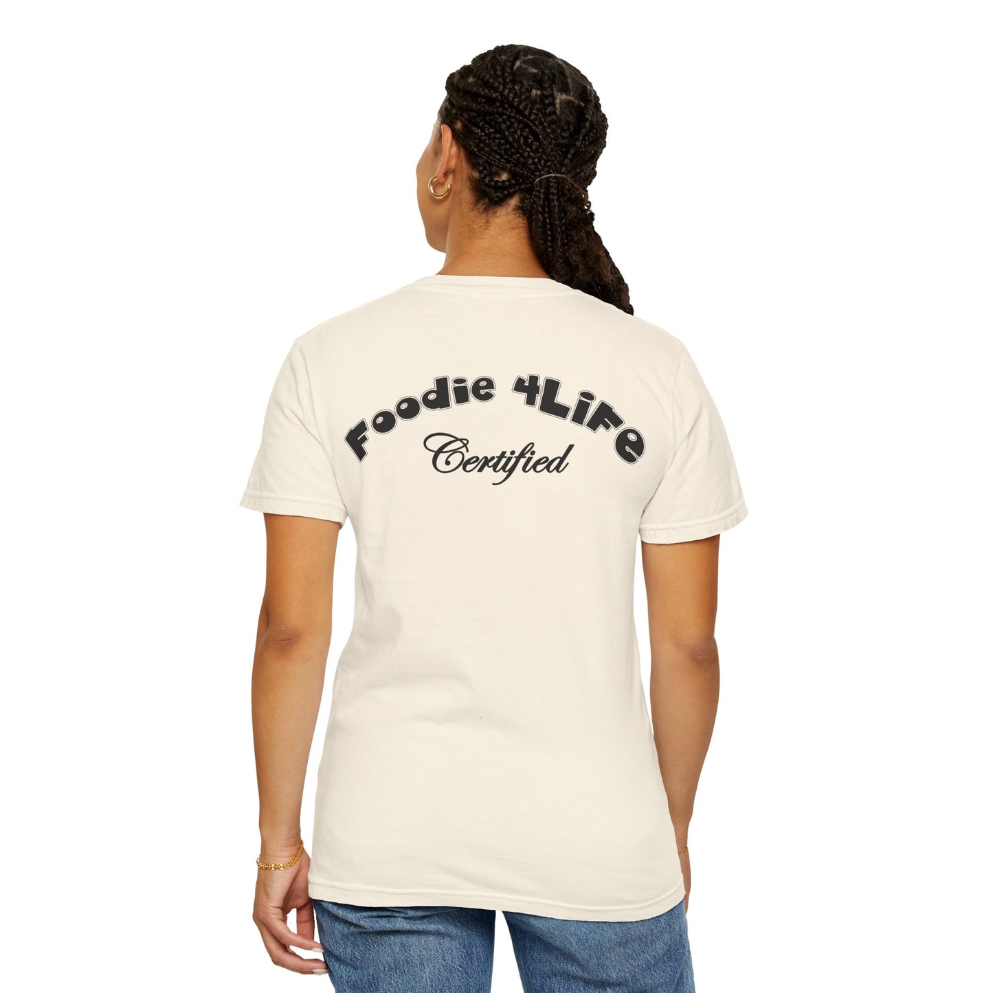 L.O.E.F Foodie 4Life Certified Unisex Tee Shirt (Black)