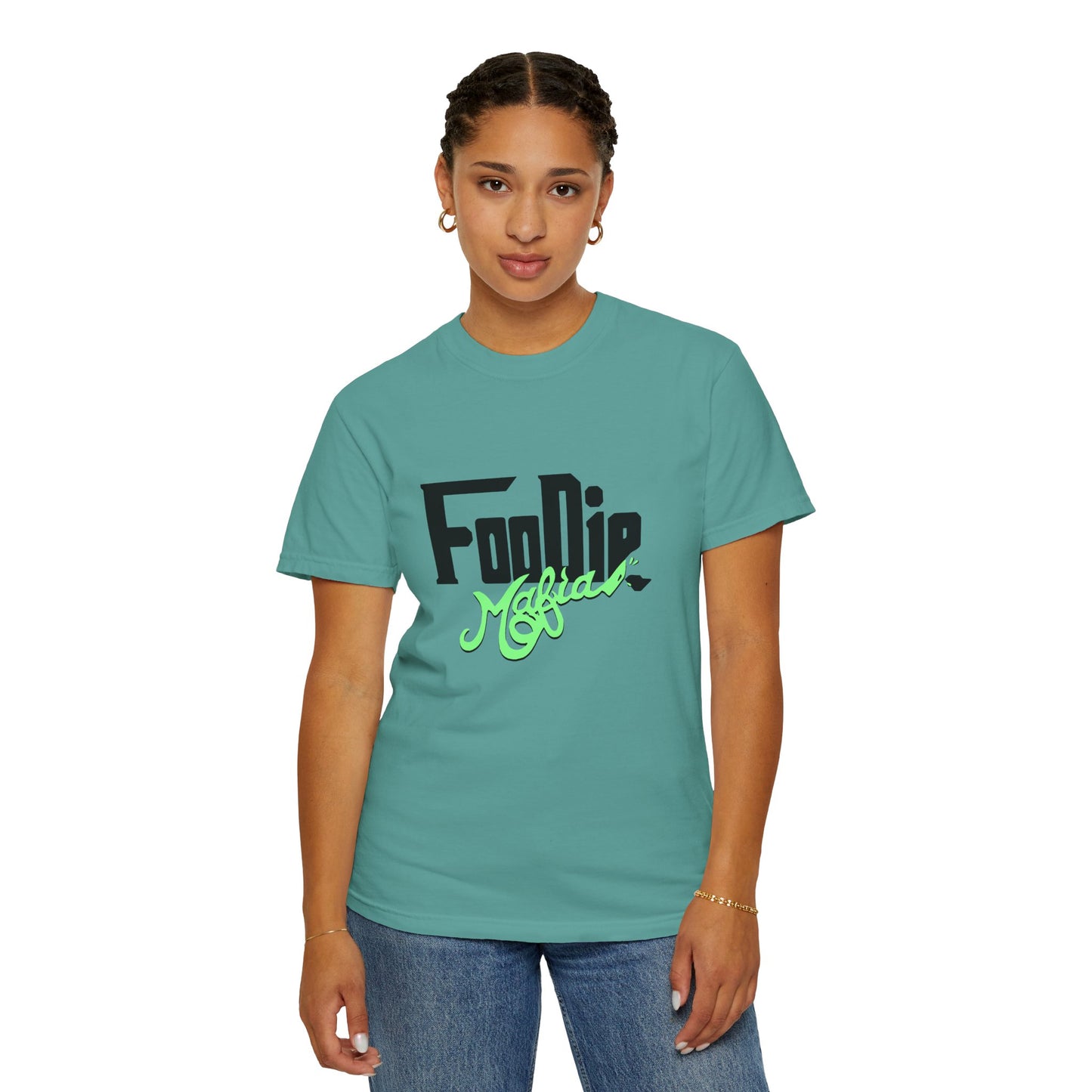 L.O.E.F Foodie Mafia Unisex Tee shirt (Mint Green)