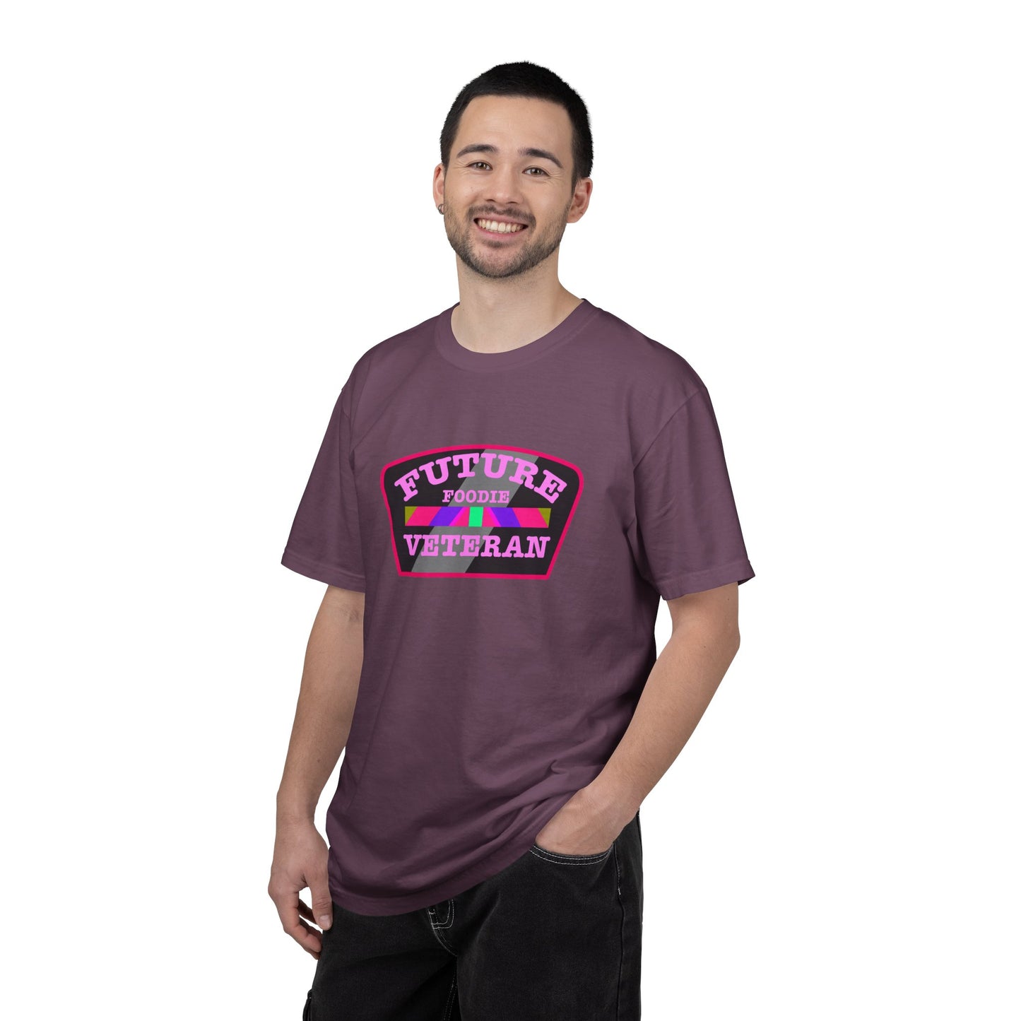 L.O.E.F Future Foodie Veteran Unisex Tee Shirt (Pink)