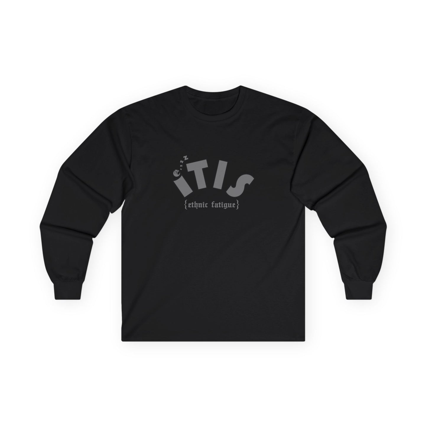 L.O.E.F ITIS Unisex Long Sleeve Tee (Gray)