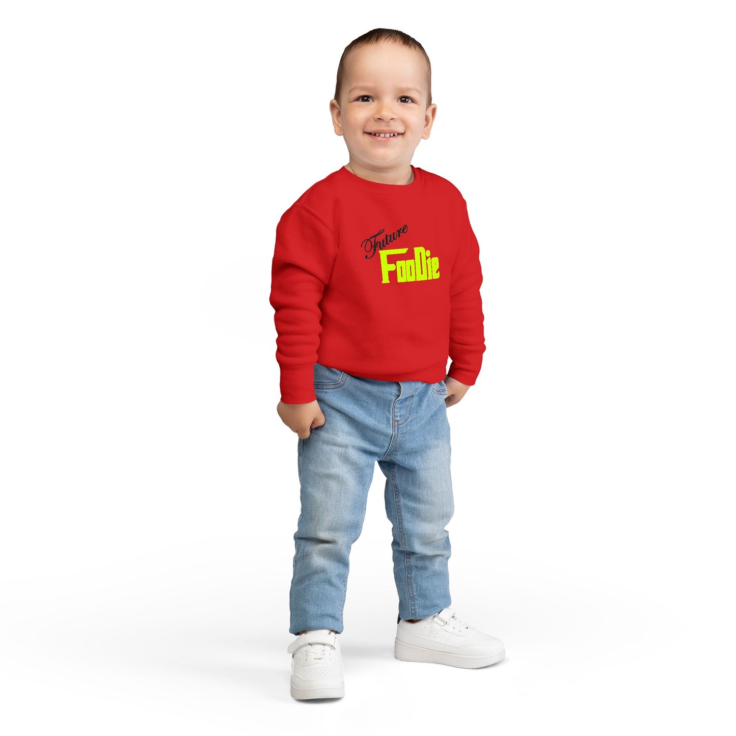 L.O.E.F Future Foodie Toddler Sweatshirt (Neon Yellow)