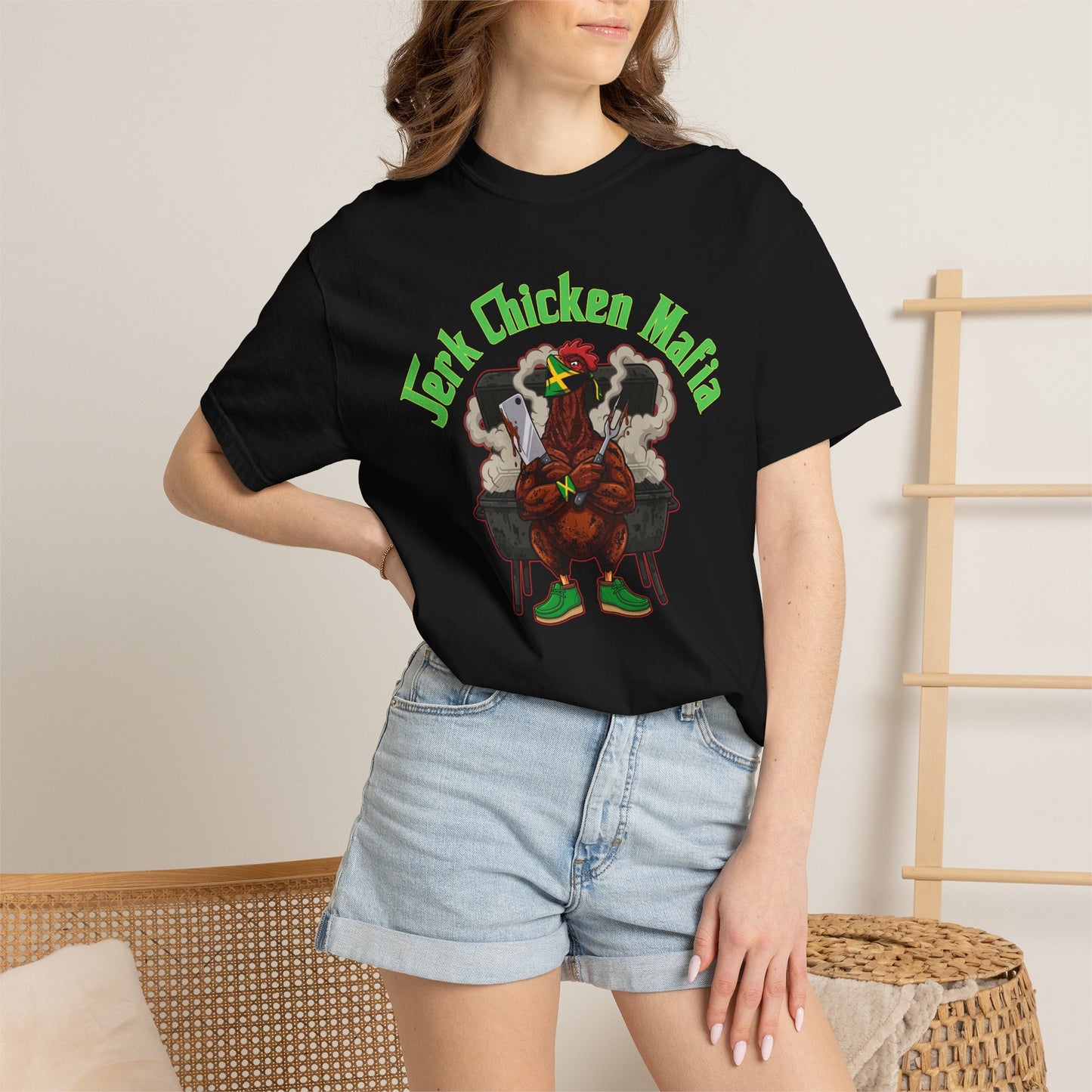 L.O.E.F Jerk Chicken Mafia Unisex Tee Shirt