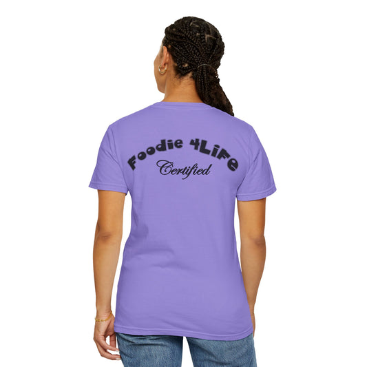 L.O.E.F Foodie 4Life Certified Unisex Tee Shirt (Black)