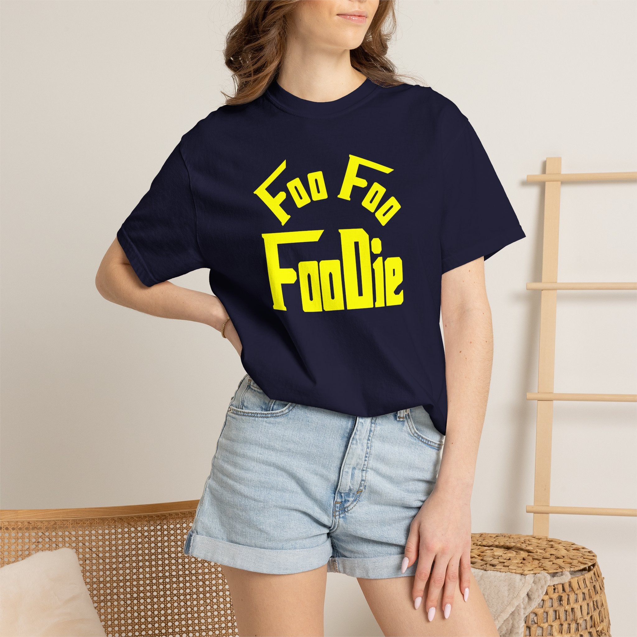 L.O.E.F FOO FOO FOODIE Unisex Tee shirt (Yellow)