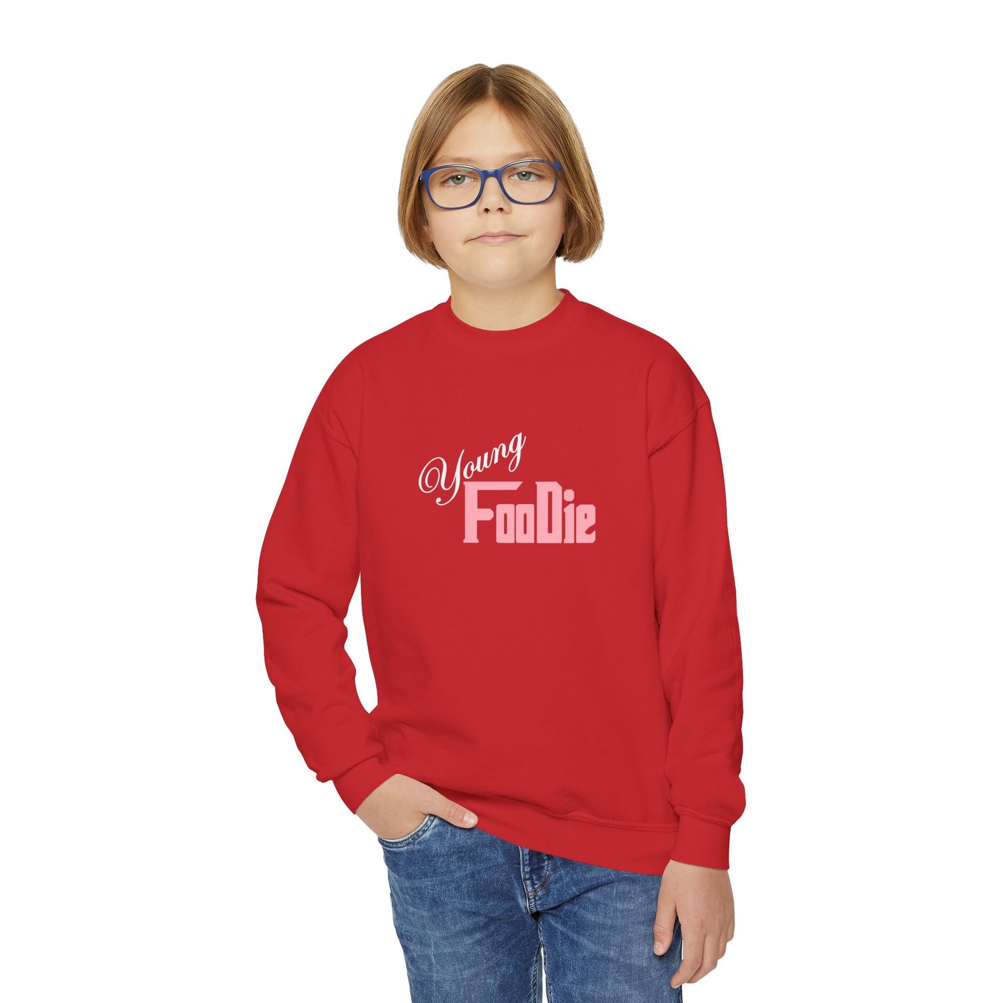 L.O.E.F Young Foodie Youth Sweatshirt (Soft Pink)