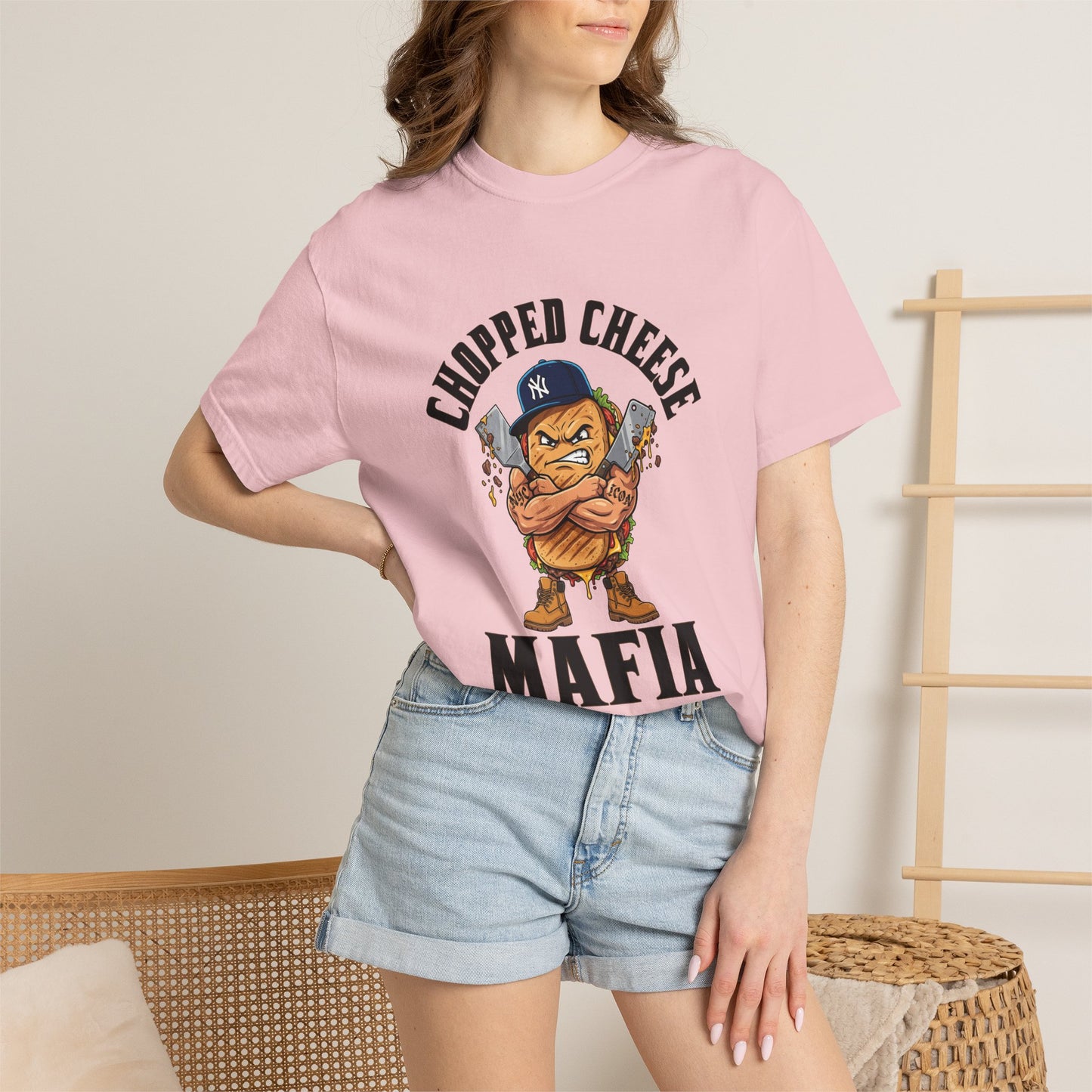 L.O.E.F Chopped Cheese Mafia Unisex Tee Shirt
