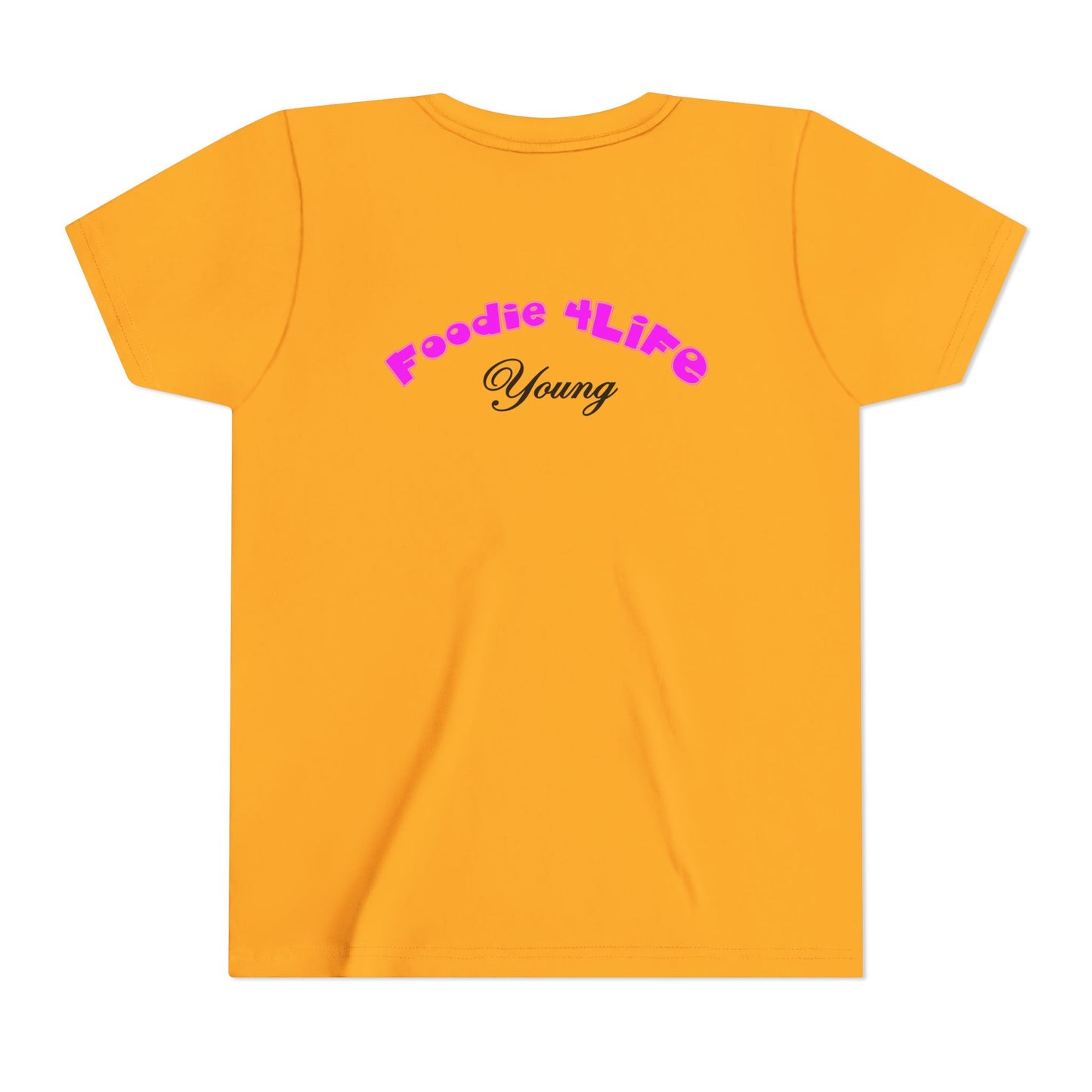 L.O.E.F Foodie 4Life Young Short Sleeve Tee (Fuchsia)