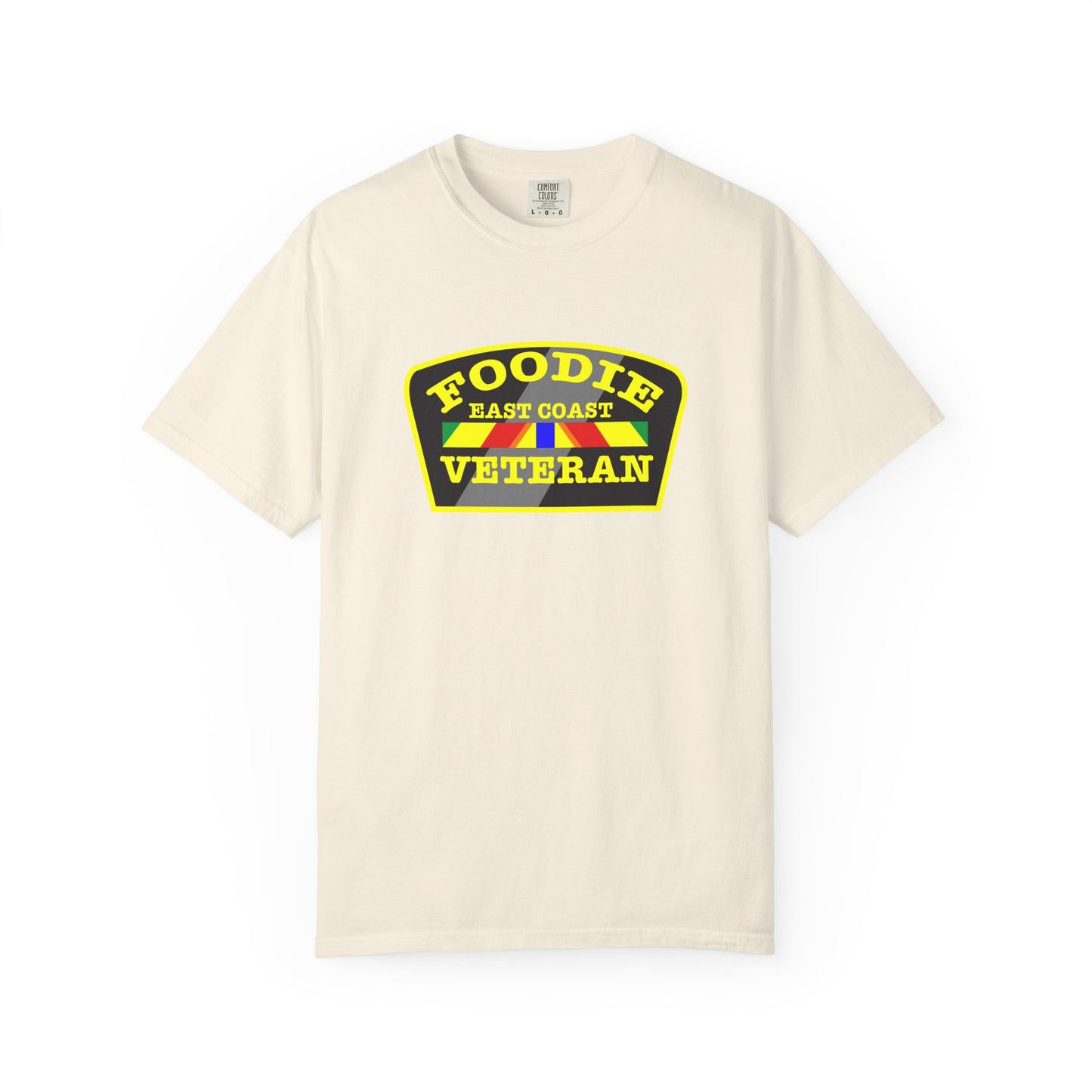 L.O.E.F Foodie Veteran EAST COAST Unisex Tee Shirt (Yellow)