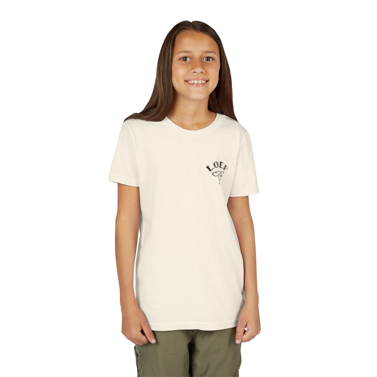 L.O.E.F Foodie 4Life Young Short Sleeve Tee (Black)