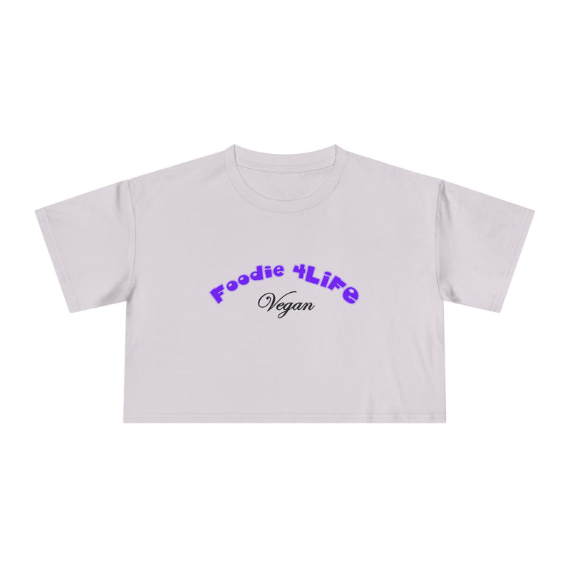L.O.E.F Foodie 4Life Vegan Crop Top (Violet)