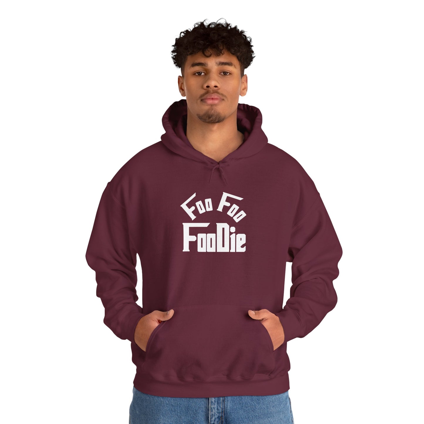 L.O.E.F Unisex Hooded Sweatshirt (White)