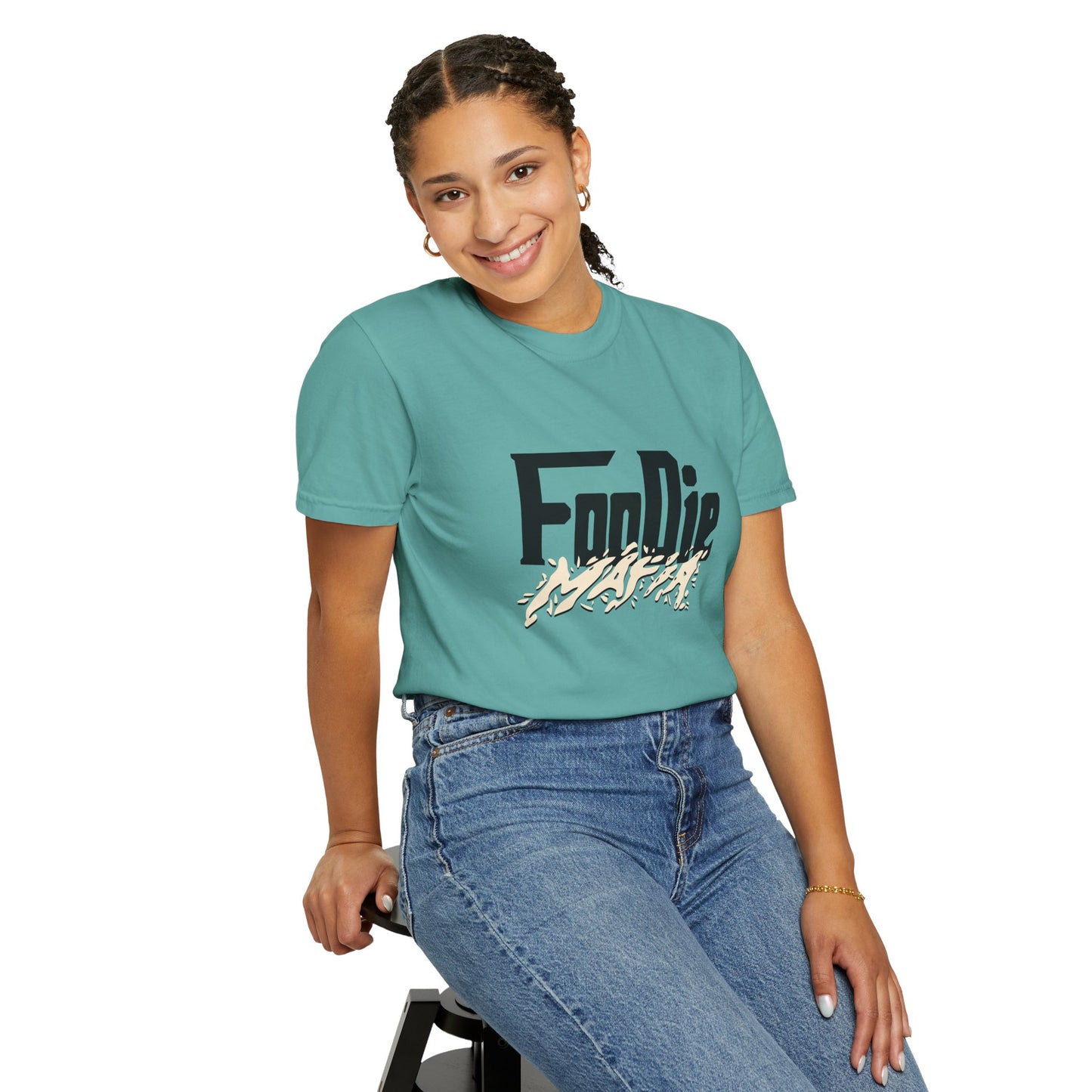 L.O.E.F Foodie Mafia Tee Shirt (Cream)