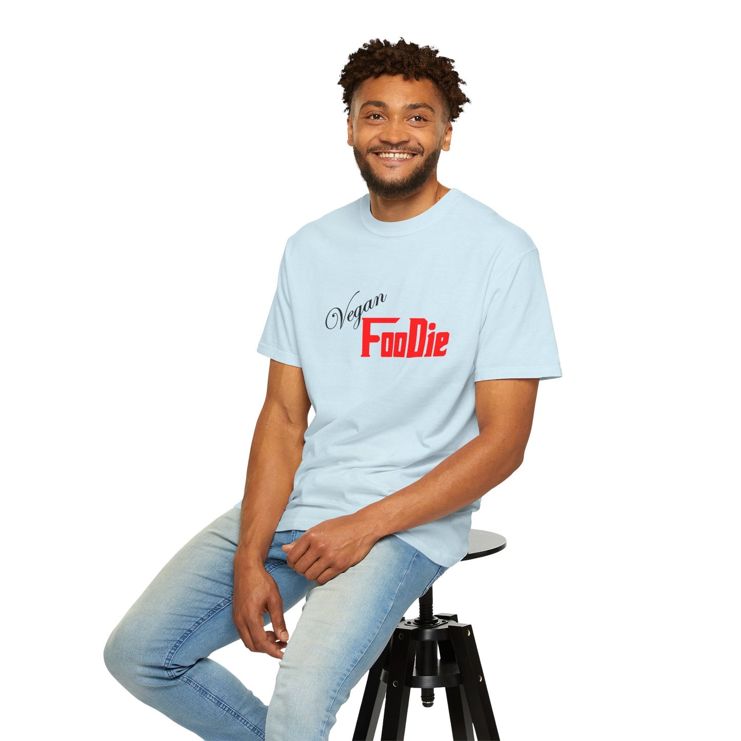 L.O.E.F Unisex Vegan Foodie Tee Shirt (Fiery Red)