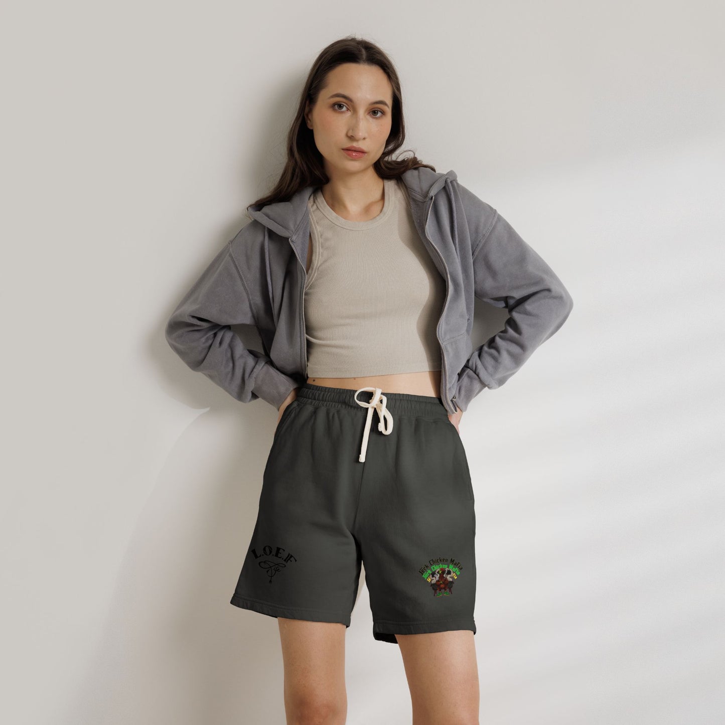 L.O.E.F Jerk Chicken Mafia Sweat Shorts