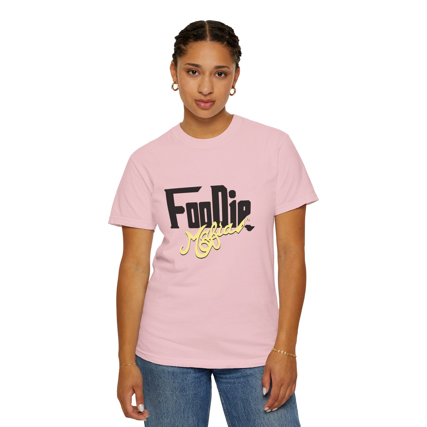 L.O.E.F Foodie Mafia Unisex Tee shirt (Soft Yellow)
