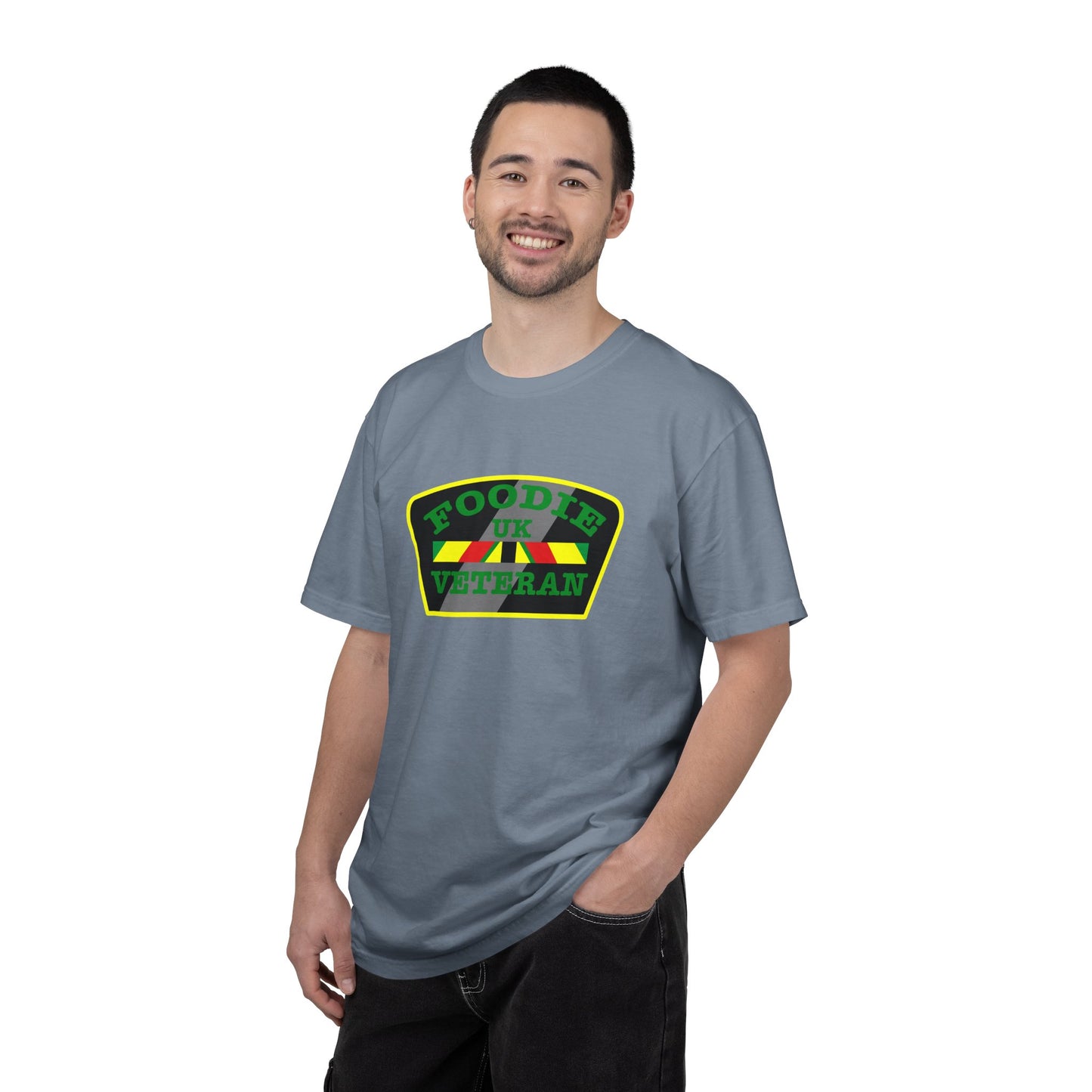 L.O.E.F Foodie Veteran UK Unisex Tee Shirt (Green)