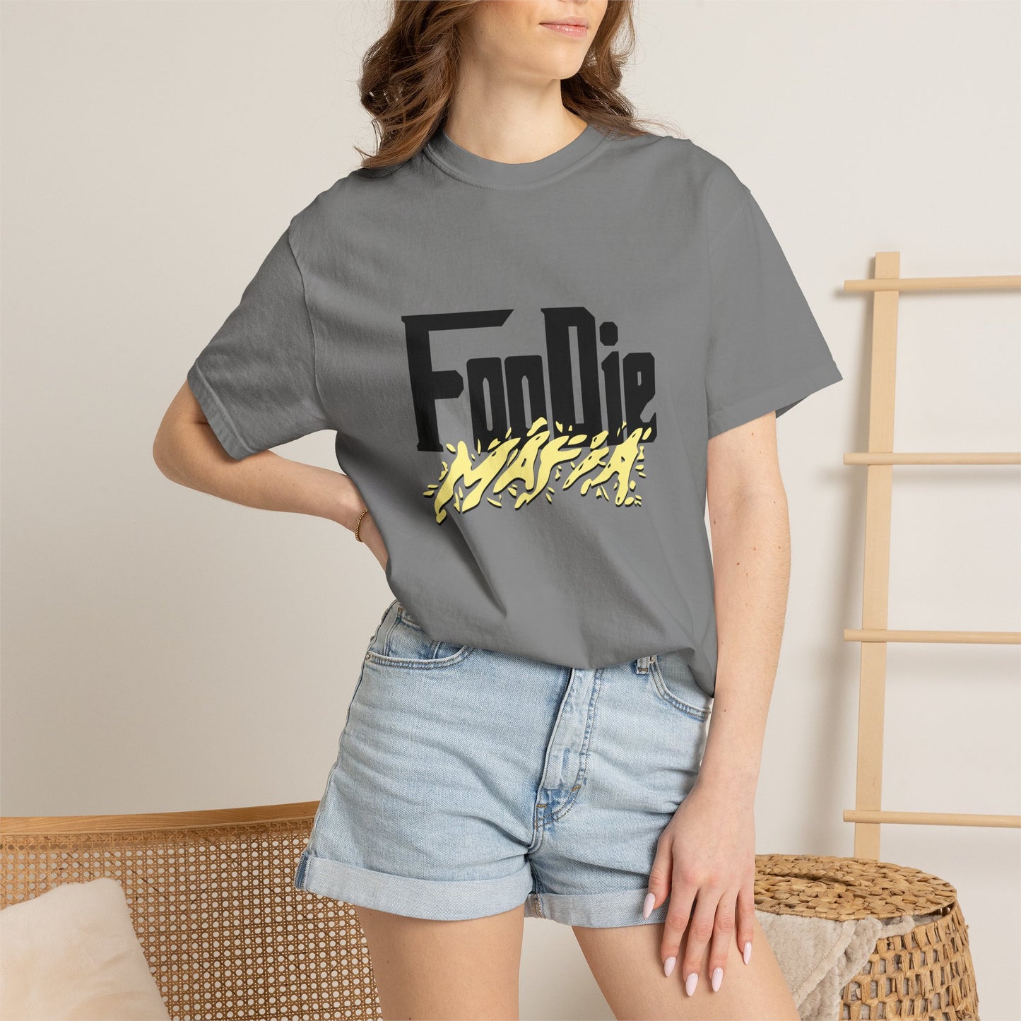 L.O.E.F Foodie Mafia Tee Shirt (Yellow)
