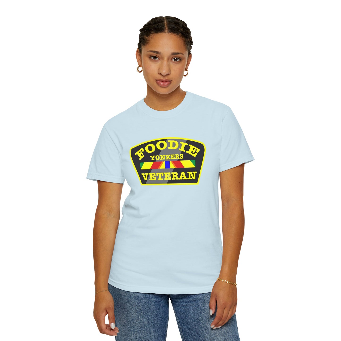 L.O.E.F Foodie Veteran YONKERS Unisex Tee Shirt (Yellow)