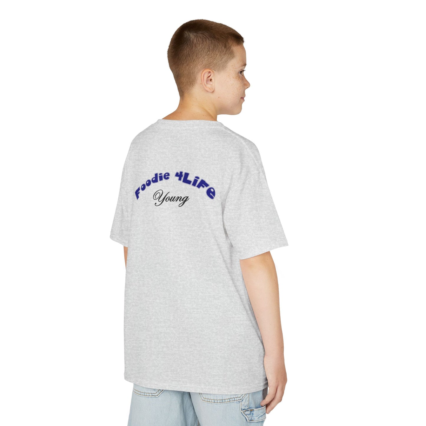 L.O.E.F Foodie 4Life Young Tee Shirt  (Dark Blue)