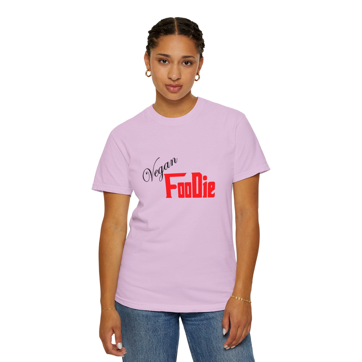 L.O.E.F Unisex Vegan Foodie Tee Shirt (Fiery Red)