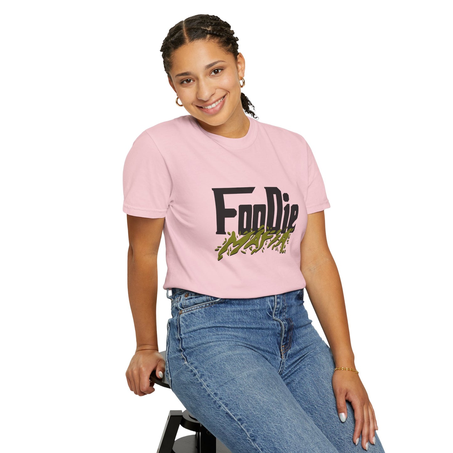 L.O.E.F Foodie Mafia Tee Shirt (Olive Green)