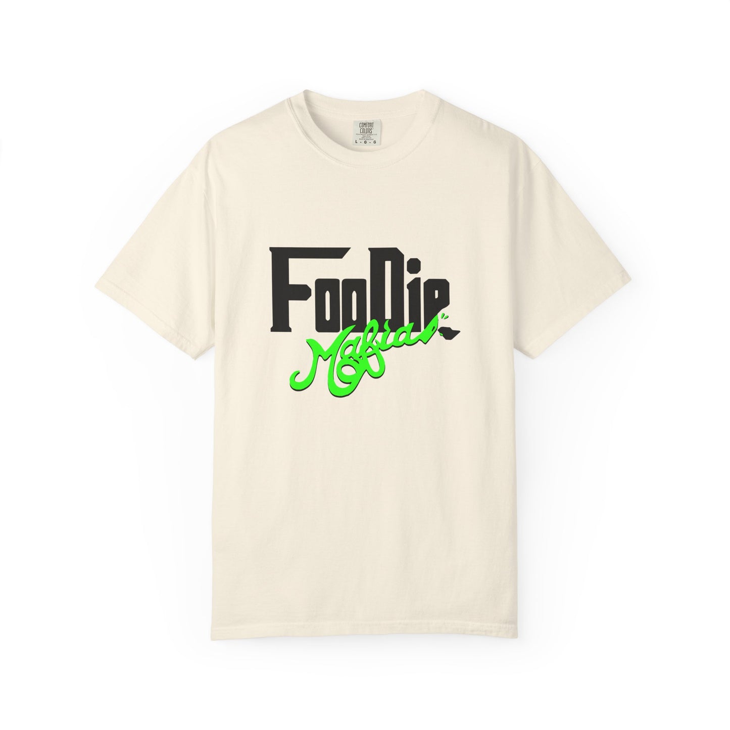 L.O.E.F Foodie Mafia Unisex Tee Shirt (Neon Green)
