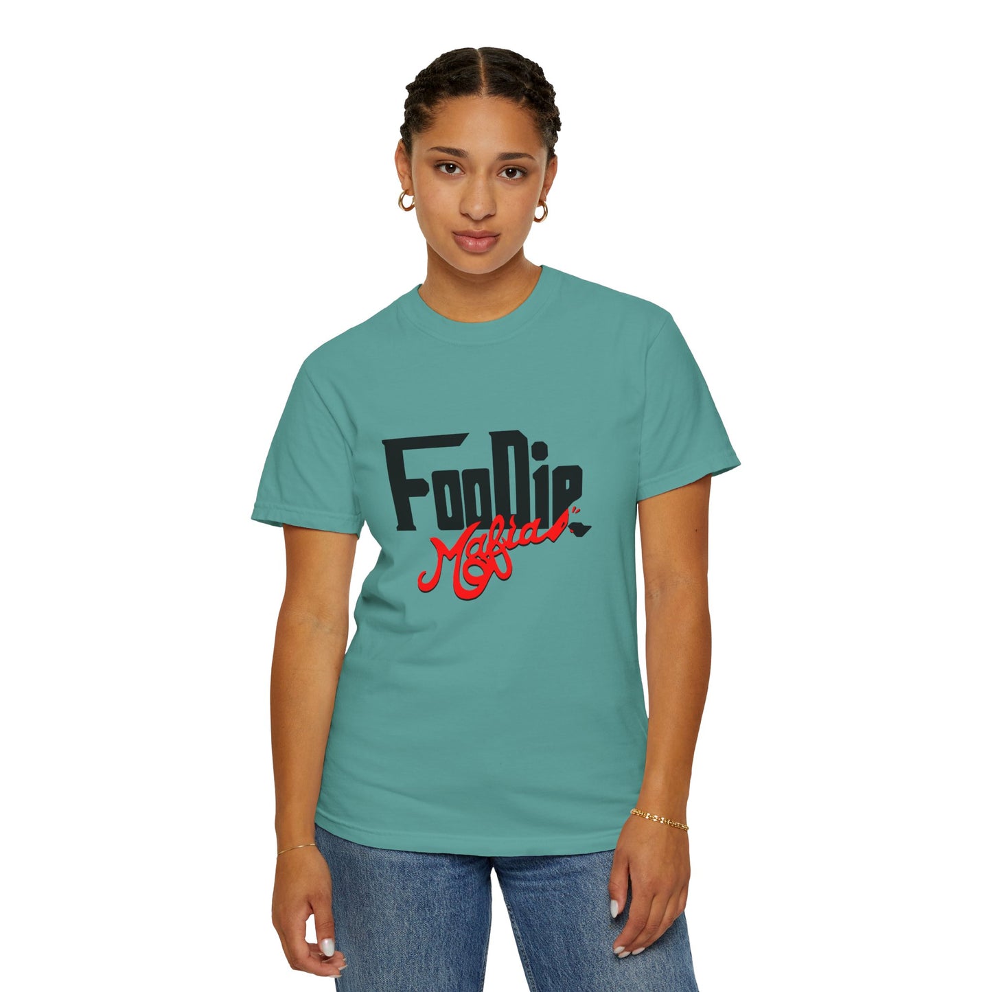 L.O.E.F Foodie Mafia Unisex Tee Shirt (Flat Red)