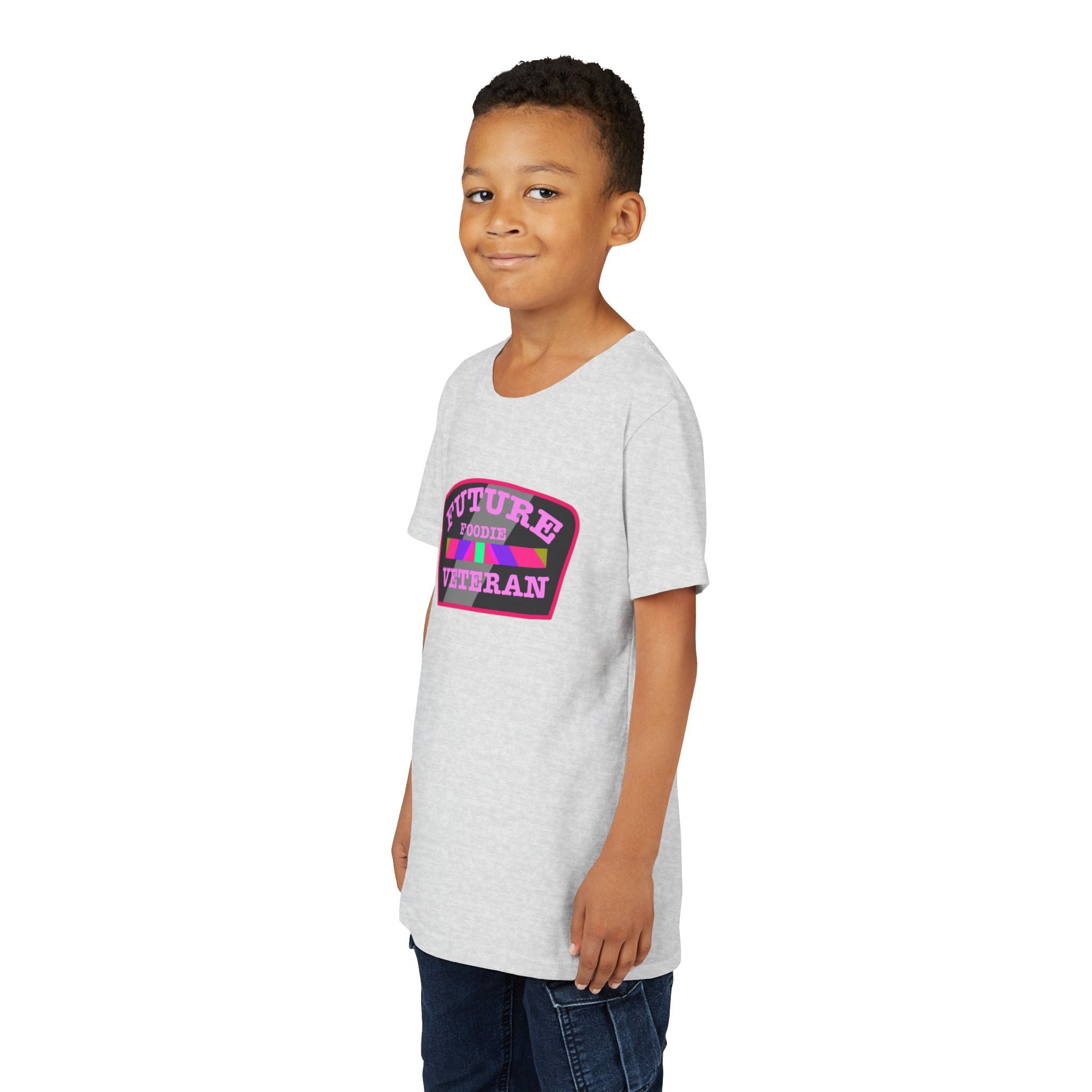 L.O.E.F Future Foodie Veteran Kids Tee Shirt (Pink)