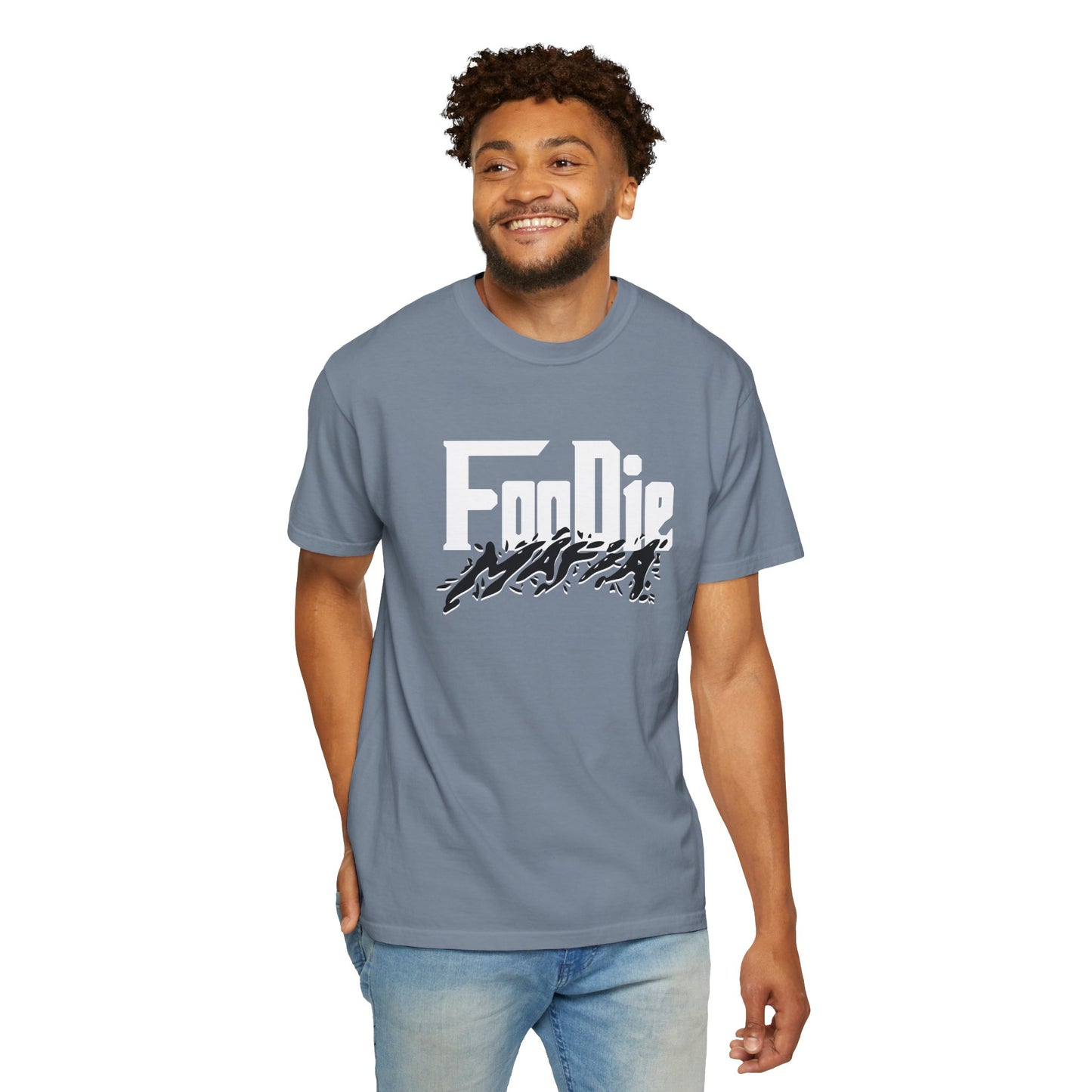 L.O.E.F Foodie Mafia Unisex Tee Shirt  (Black)