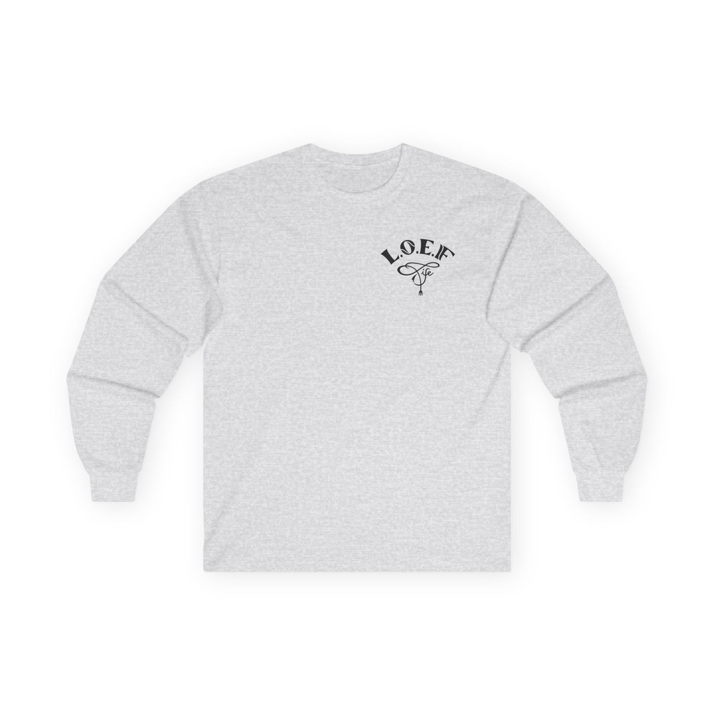 L.O.E.F Foodie 4Life Vegan Long Sleeve Tee (Black)