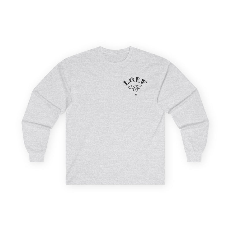 L.O.E.F Foodie 4Life Vegan Long Sleeve Tee (Black)