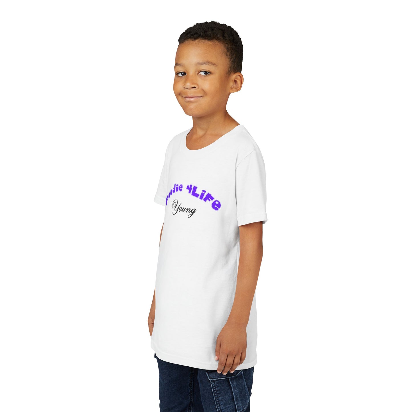 L.O.E.F Foodie 4Life Young Tee Shirt  (Violet)