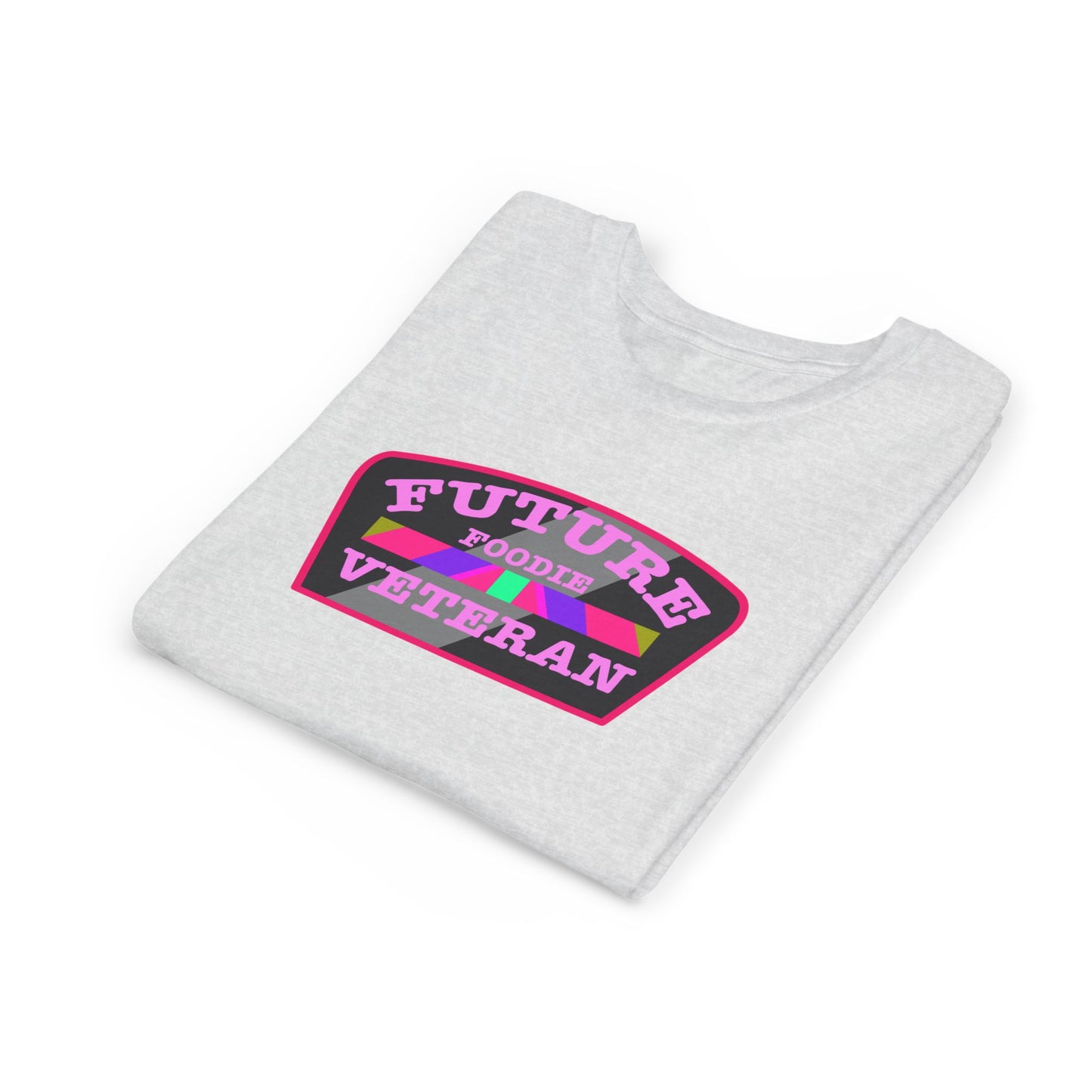 L.O.E.F Future Foodie Veteran Kids Tee Shirt (Pink)