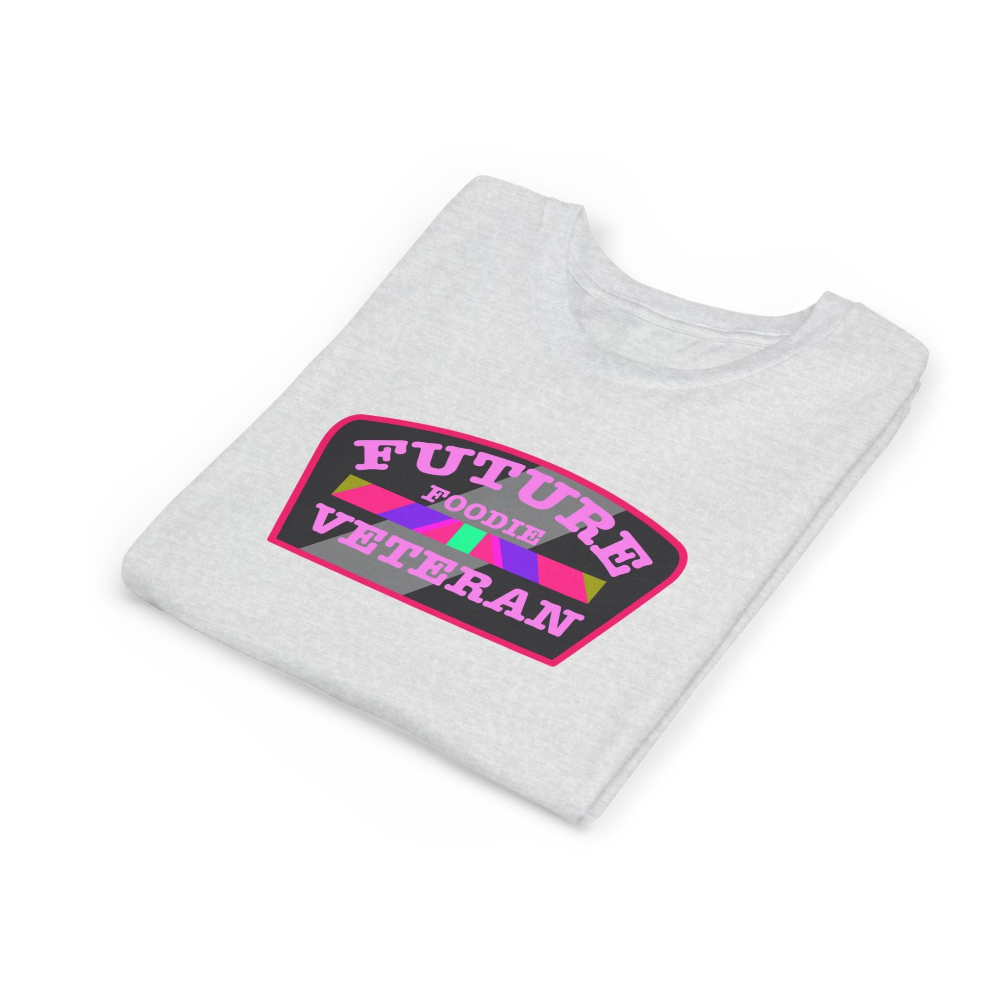 L.O.E.F Future Foodie Veteran Kids Tee Shirt (Pink)